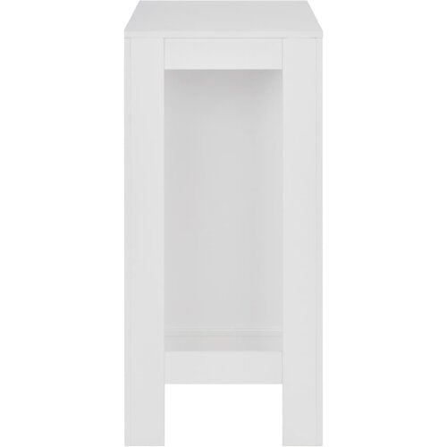  Barski stol s policom bijeli 110 x 50 x 103 cm Slike