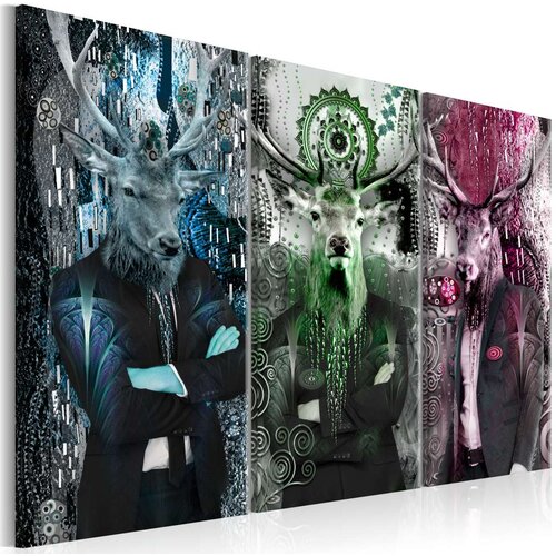  Slika - Animal Trio (3 Parts) Colorful 90x60 Slike