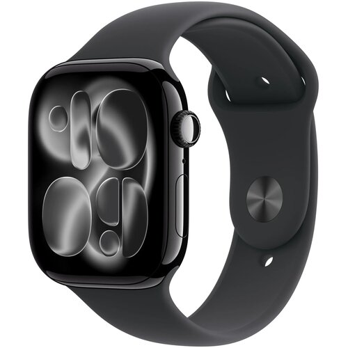 Apple Watch Series 11 Sport Band 42mm Jet Black Cene
