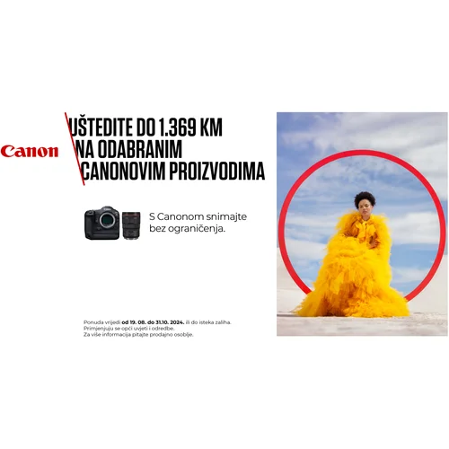  Canon-Akciona ponuda 19.08.2024 – 31.10.2024