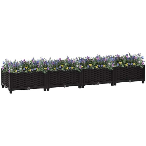 vidaXL Visoka greda 160x40x23 cm polipropilen, (20759164) Cene
