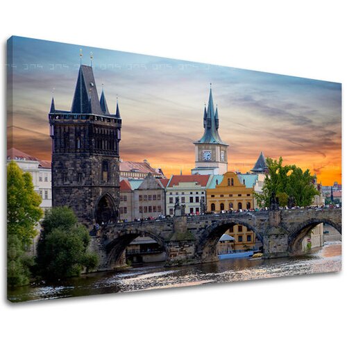  Slike na platnu MESTA - PRAGA CZ004E11 (moderne slike na) Slike