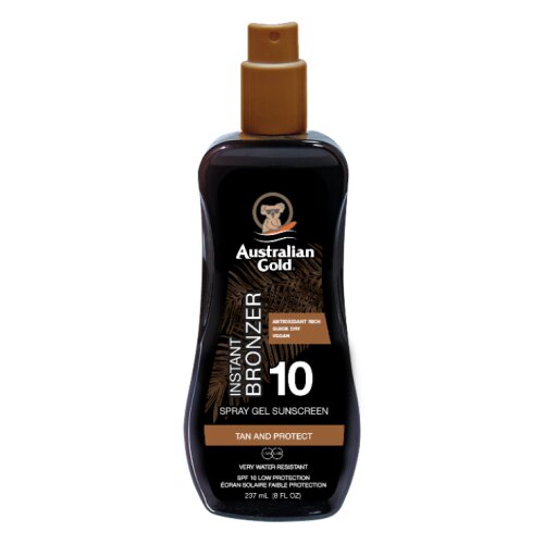 Australian Gold SPF 10 Spray gel with bronzer 237ml Slike