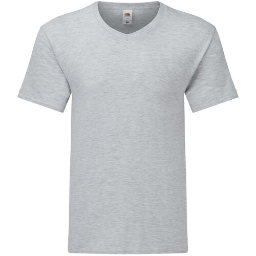 Fruit Of The Loom Szara koszulka męska Iconic V-Neck Cene