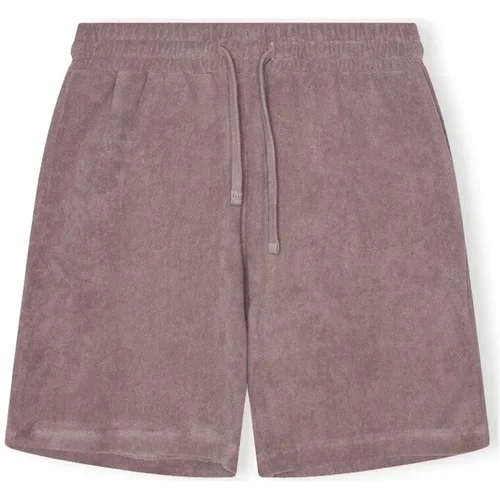 Revolution Kratke hlače & Bermuda Terry Shorts 4039 - Purple Vijolična