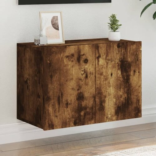 vidaXL Stenska TV omarica dimljen hrast 60x30x41 cm Cene