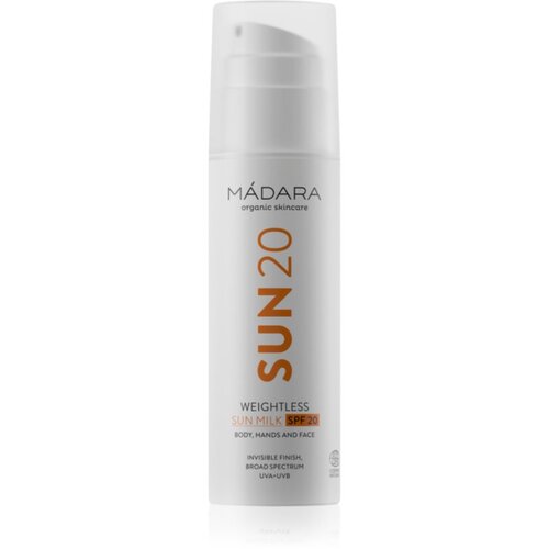 MÁDARA Sun 20 mlijeko za sunčanje za lice i tijelo SPF 20 150 ml Cijene
