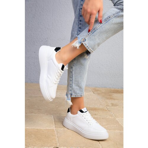 Soho White-Black Snake Women&amp;#039;s Sneakers 18557 Slike