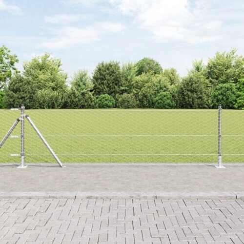vidaXL hexagonalna ograja 0.6x50 m pocinkano jeklo Cene