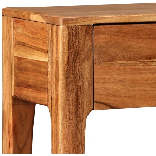  Konzolni stol od masivnog drva 118 x 30 x 80 cm Slike