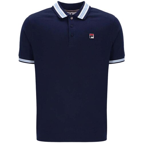 Fila Faraz Tipped Polo Shirt Navy/White/Vista Blue Plava Slike