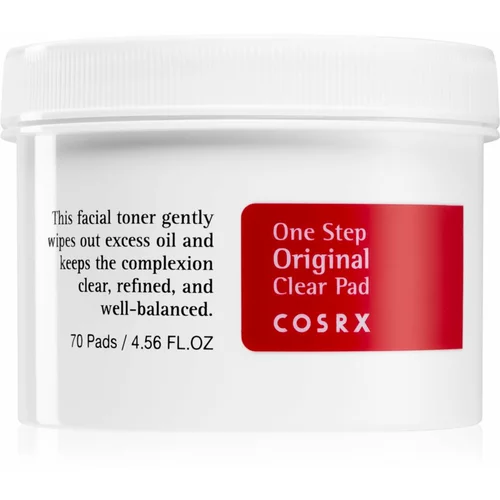 Cosrx One Step Original blazinice za čišćenje za smanjenje masnoće kože lica 70 kom