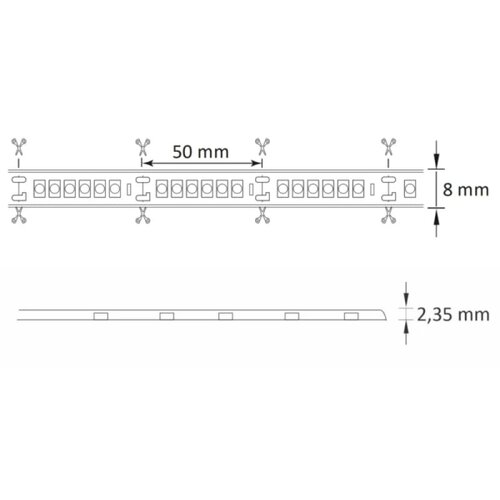  led traka za spolja&amp;scaron;nju upotrebu 3m LED/23W/24V/230V 4000K IP65 Slike