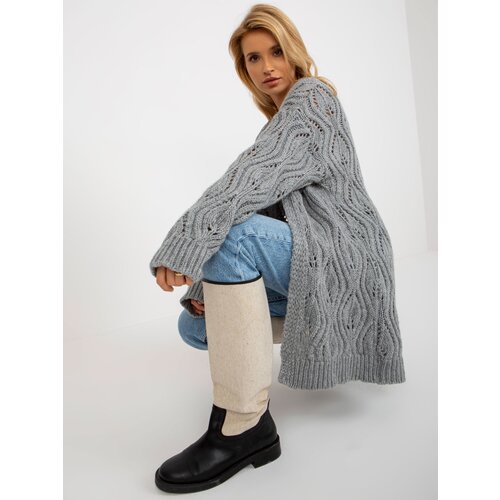 BADU Cardigan-BA-SW-3021.00P-Grey Slike