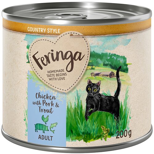 Feringa Country Style meni 6 x 200 g - Piletina, svinjetina, pastrva Slike