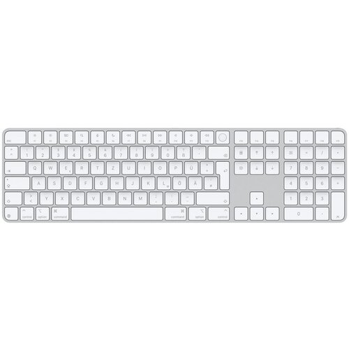 Apple Magic keyboard Universal USB + Bluetooth QWERTZ German White Slike