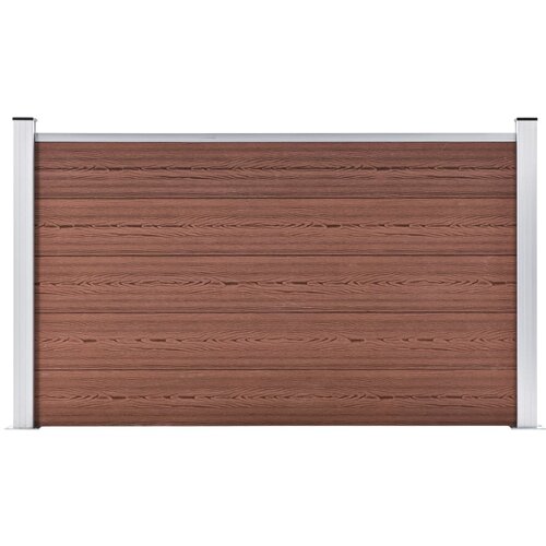 vidaXL Vrtna ograja WPC 180x105 cm rjava, (20765935) Cene