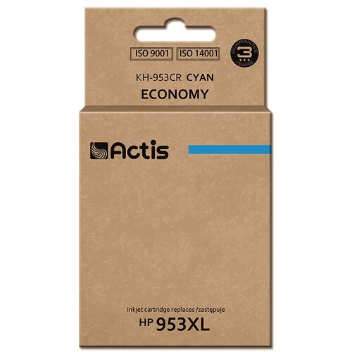Actis KH-953CR Ink Cartridge (replacement for HP 953XL F6U16AE; Standard; 25ml; blue) - New Chip Cijene