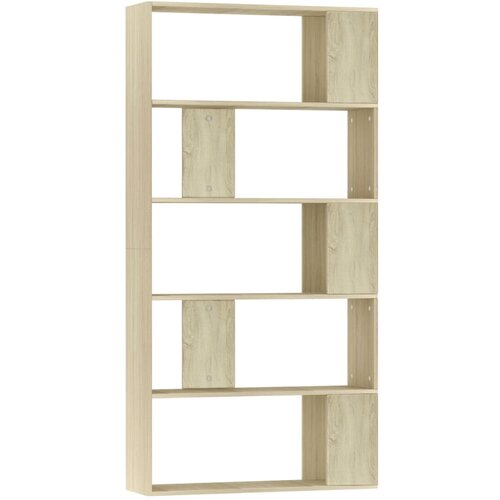 Maison Chic Knjižna omara - Knjižni regal sonoma hrast 80x24x159 cm iverna plo&amp;scaron;ča, (21724829) Slike