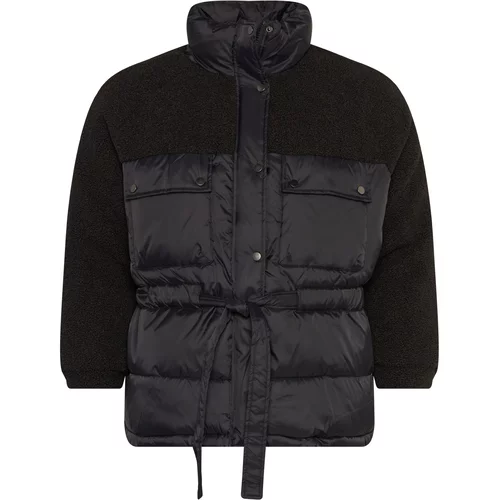 Urban Classics Prehodna jakna 'Sherpa' črna