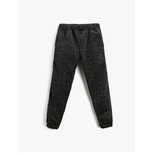 Koton Striped Jogger Sweatpants Metallic Yarn Slike