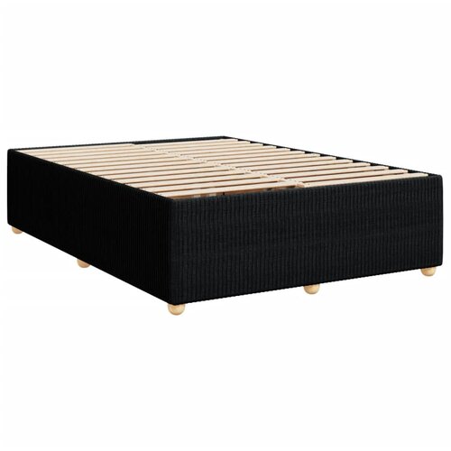 vidaXL Okvir za krevet bez madraca crni 160x200 cm od tkanine Cene