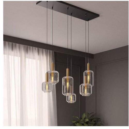  Redo 01-3215 - Luster na sajli BRINA 6xE27/23W/230V Cene
