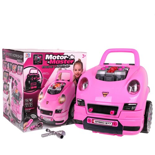  Interaktivni kokpit s daljinskim upravljačem od 61 elementa Inlea4Fun MOTOR MASTER - roza Slike