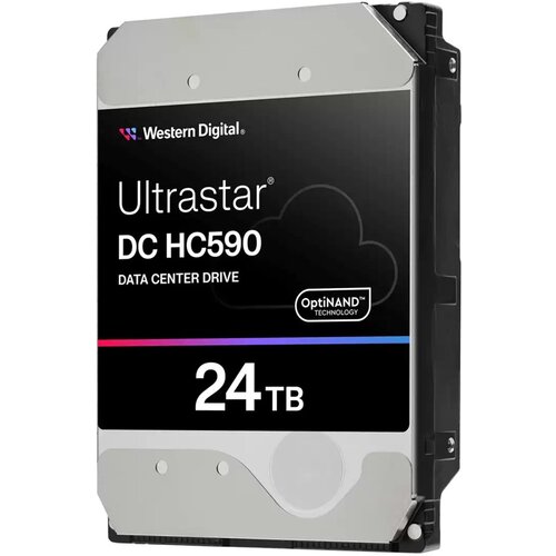 Western Digital DC HC590 internal hard drive 24 TB 7200 RPM 3.5 Serial ATA Slike