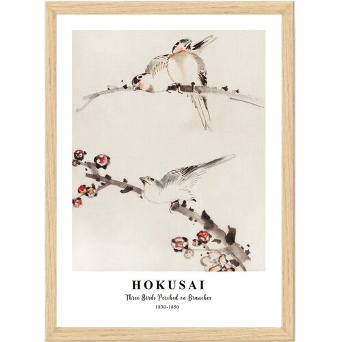Wallity Plakat z okvirjem 35x45 cm Hokusai – Wallity Cene
