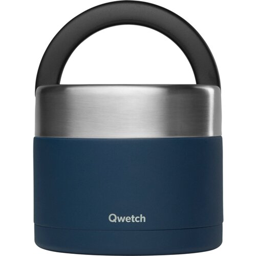 Qwetch Termo lunchbox posoda z ročajem 850 ml - mat polnočno modra Cene