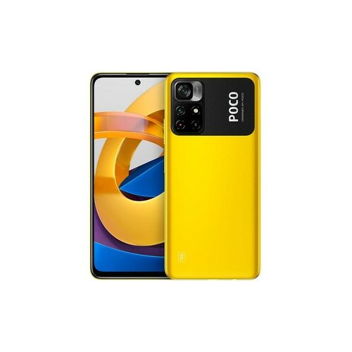Xiaomi POCO M4 PRO 5G 6/128GB Yellow mobilni telefon Slike