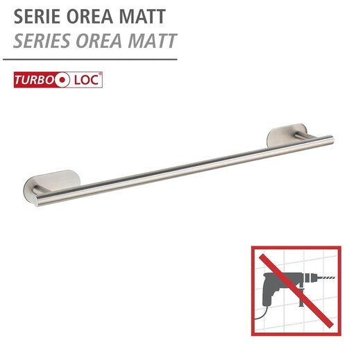 Wenko Stenski obe&amp;scaron;alnik za brisače iz mat nerjavečega jekla Orea Rail Turbo-Loc&amp;reg; Slike