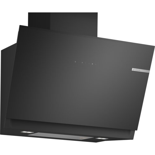 Series 6, wall-mounted cooker hood, 80 cm, clear glass black printed, DWK81AN60 Slike
