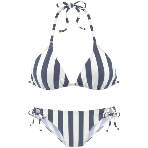 VENICE BEACH Bikini mornarsko plava / bijela