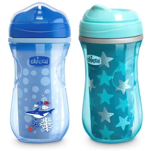 Chicco čaša 12m+, active cup, plava Cijene