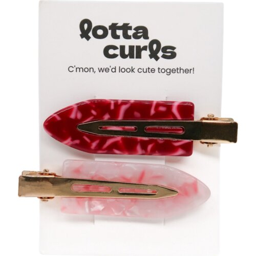 Lotta Curls Double Styling Clips - Cherry Blossom Cene
