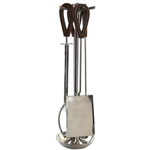 Pribor za Kamin DKD Home Decor Nehrđajući Čelik Aluminij (15 x 15 x 62 cm) Cijene