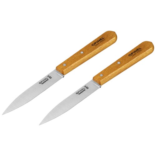 Opinel Set of 2 paring knives N. 102 carbon Slike