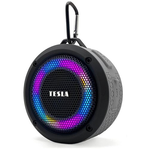 TESLA Electronics LED RGB Bežični zvučnik 5W/1200 mAh/3,7V IPX7 siva Cene