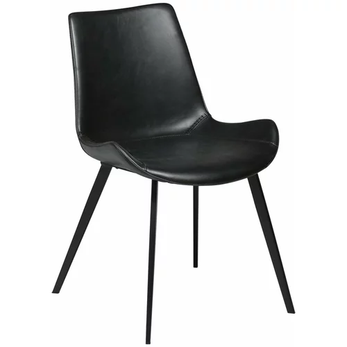 DAN-FORM Denmark Crna stolica od umjetne kože za blagovaonicu Hype