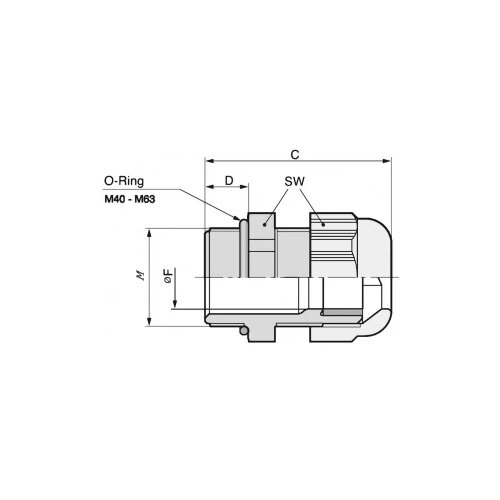  Kabelska uvodnica M20 poliamid crne boje (RAL 9005) LappKabel SKINTOP STR ISO M 20X1,5 RAL 9005 BK 100 kom. Cijene