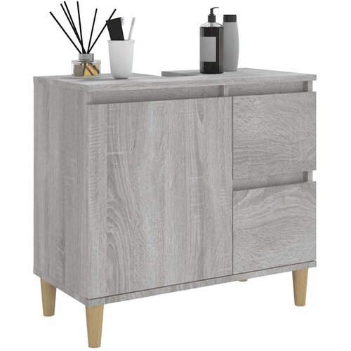  Ormarić za umivaonik boja drva 65x33x60 cm konstruirano drvo Slike