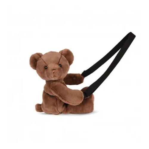 Doudou Torba sa kai&scaron;em - braon meda 30cm ( DC4380 ) Cene