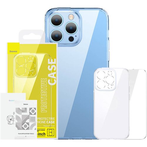 Baseus SUPERCERAMIC PROTECTIVE SET PROZORNO STEKLENO OHI&Scaron;JE IN KALJENO STEKLO ZA IPHONE 14 PLUS, (5000019150) Cene
