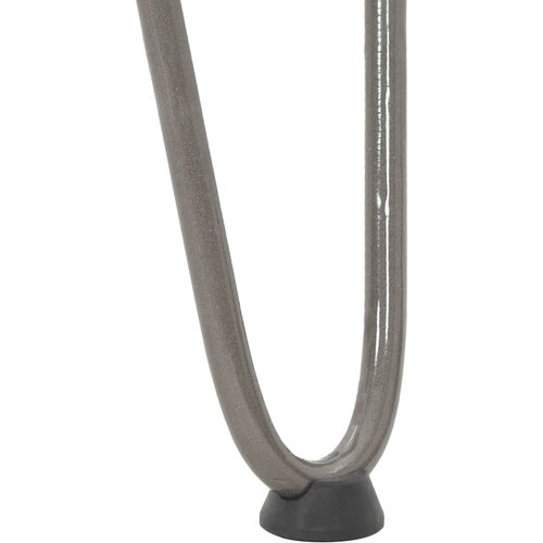  Noge s ukosnicama za stolić za kavu 4 kom. Prirodni čelik 42 cm Puni čelik Slike