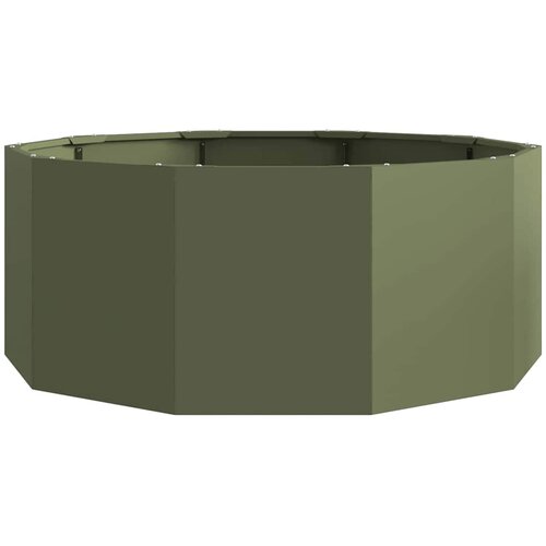  Sadilica Maslinasto zelena 90 x 90 x 35 cm Čelik Slike