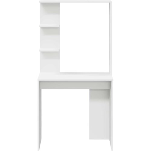  Stol s policom Bijelo 78,5 x 37 x 154,5 cm Konstruirano drvo Slike