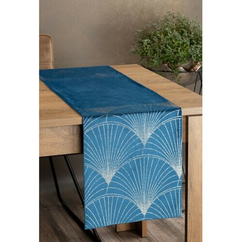 Eurofirany Unisex's Tablecloth 389913 Navy Blue Slike