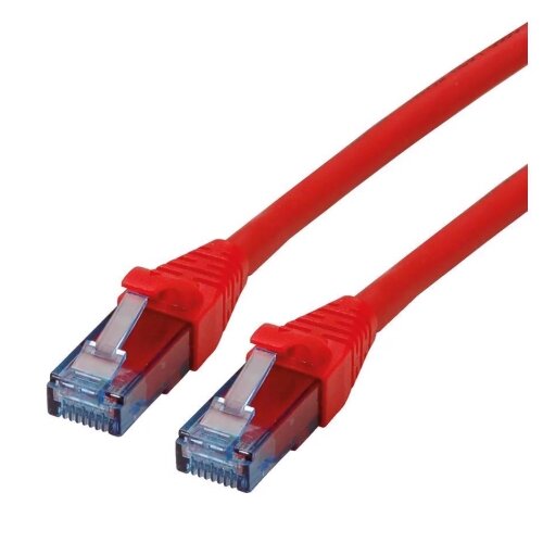 Secomp Roline S/FTP (PiMF) PatchCord Cat6A/CompLv, LSOH, crvena, 0.5m Cene